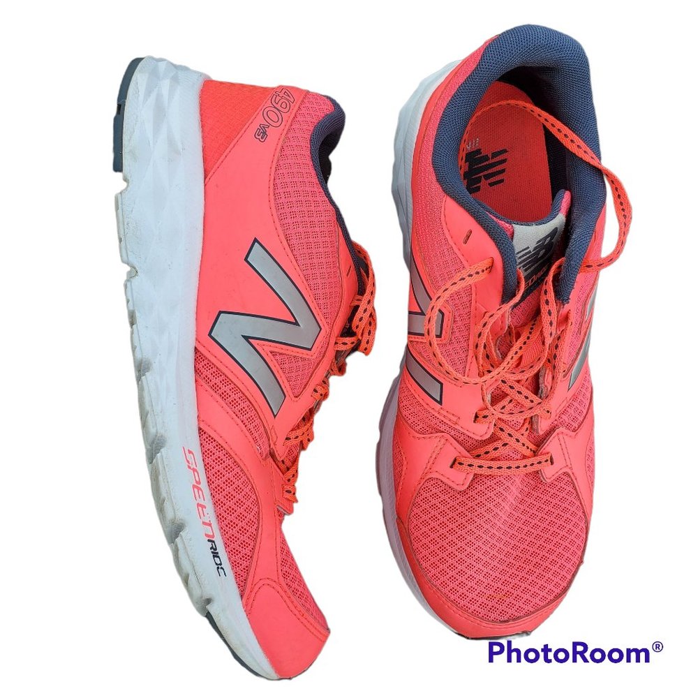 New Balance 490 V3 running shoes 10 pink athletic shoes